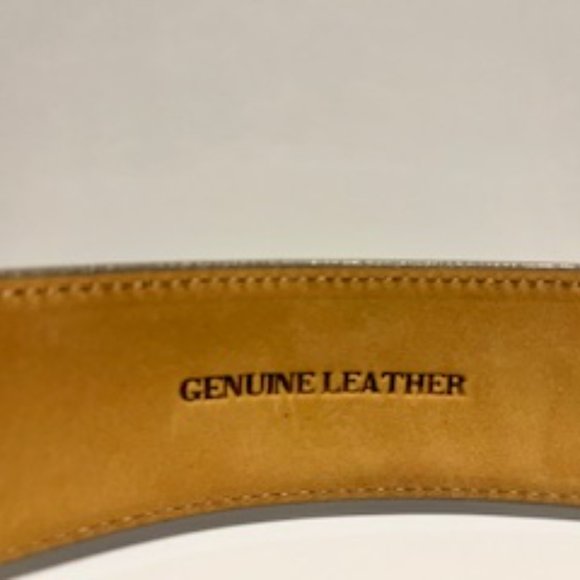 Worth Leather Belt - Size Petite - Picture 6 of 6